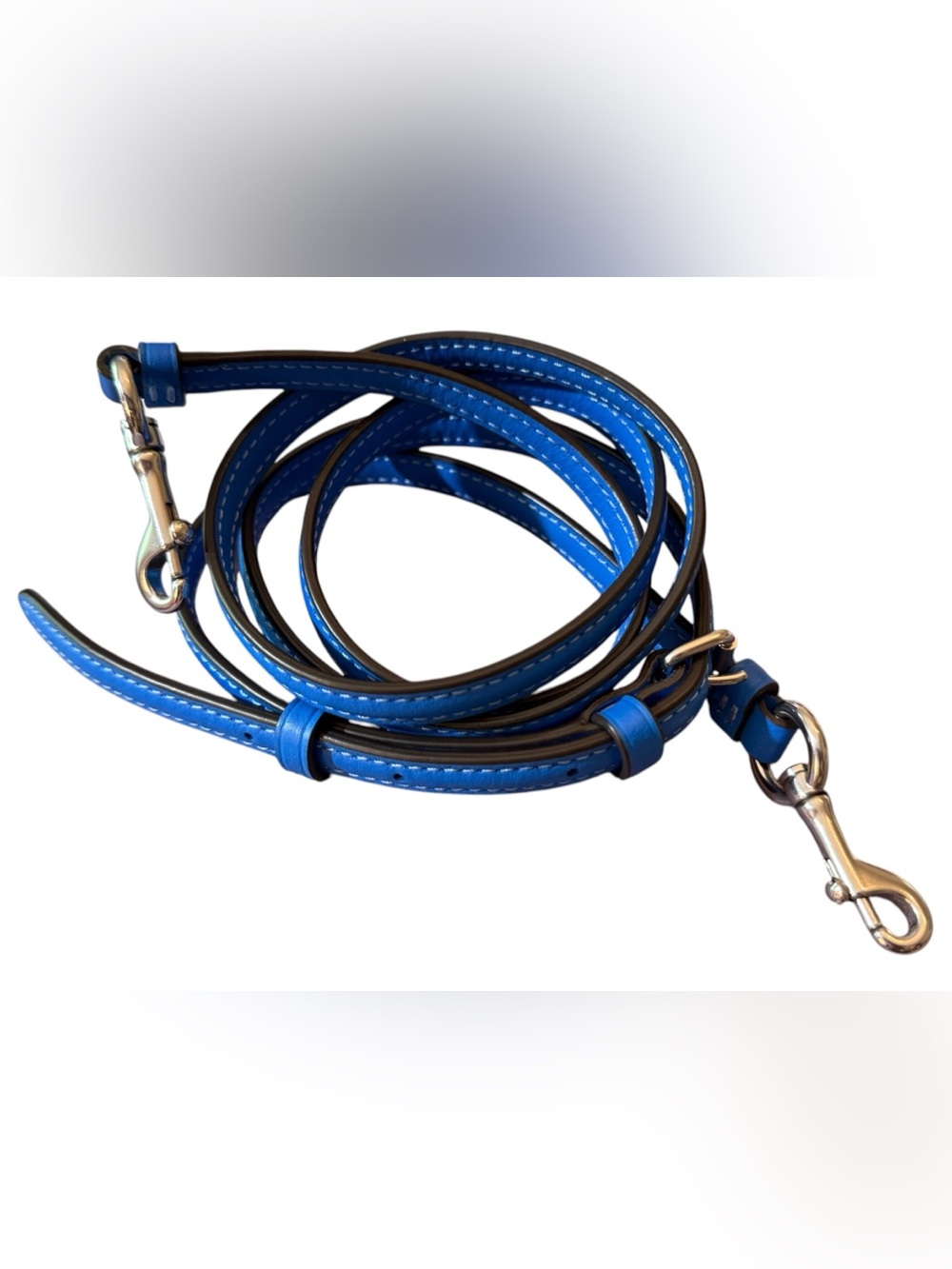 Coach Mini Rowan Crossbody Bag in Bright Blue Signature Canvas (Style C9947) - Picture 12 of 13